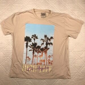 Fresh Laundry Los Angeles‎ HIGH LIFE tan SS T shirt 2XL